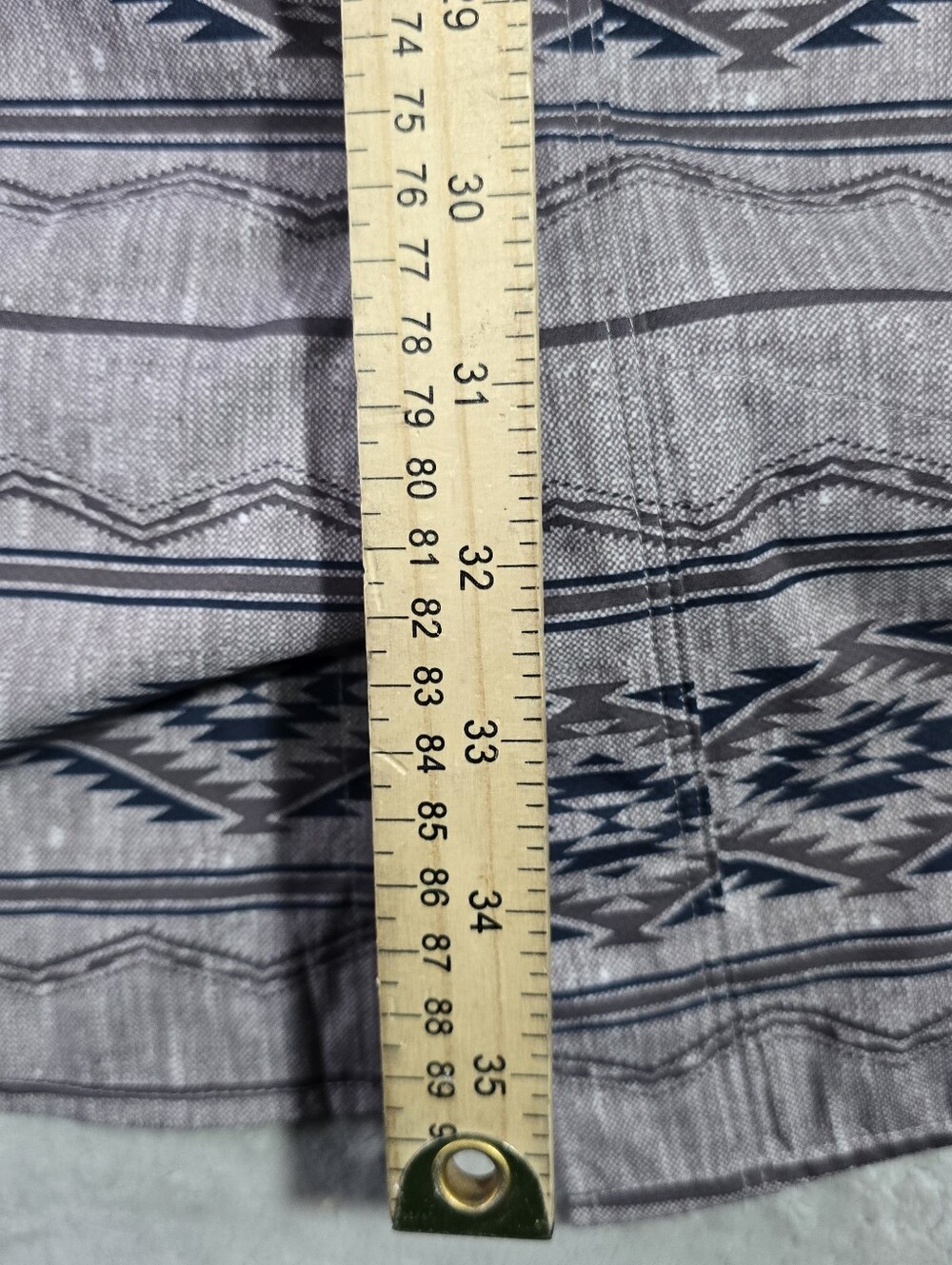Ariat tek Mens Venttek Outbound Classic Fit Shirt Aztec Long Sleeve XLT Gray - Picture 7 of 9